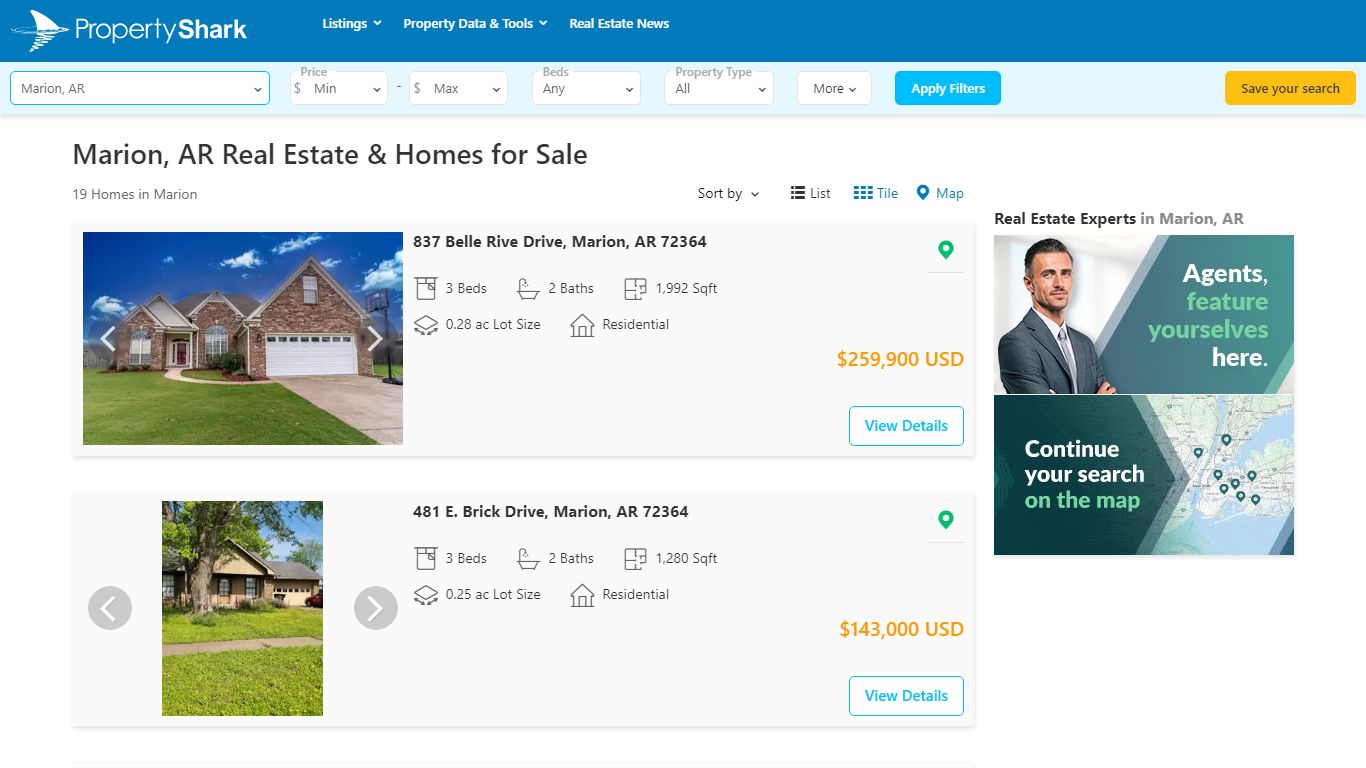 6 Homes for Sale in Marion, AR | PropertyShark